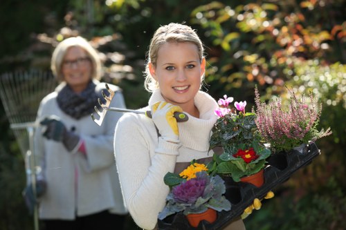 Local transfer station handling green waste from gardening work